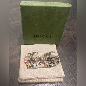 Gucci Crystal Interlocking Earring